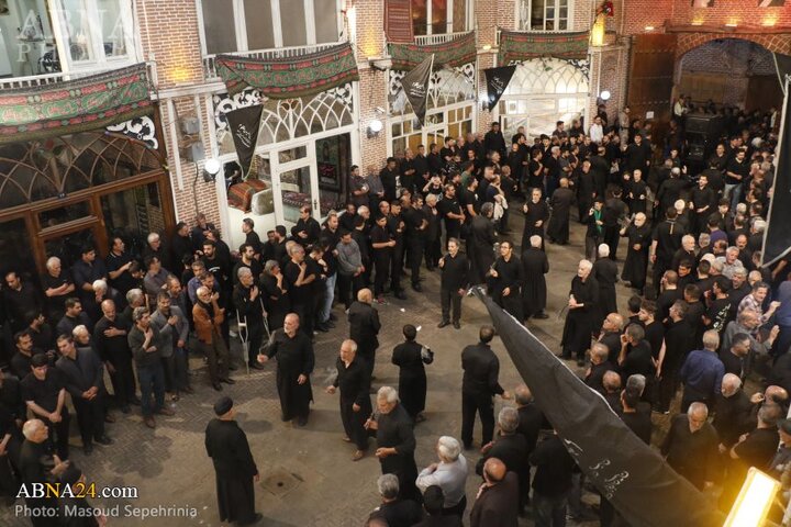 عزاداری حسینی در بازار تاریخی سرپوشیده شهر تبریز