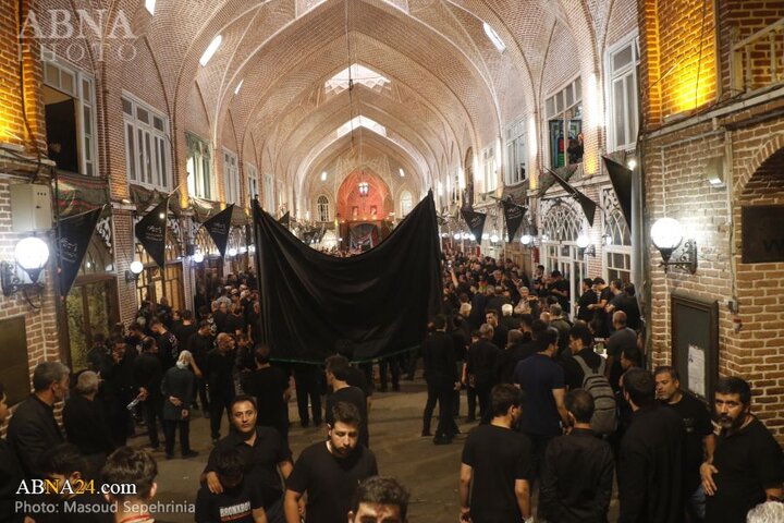 عزاداری حسینی در بازار تاریخی سرپوشیده شهر تبریز