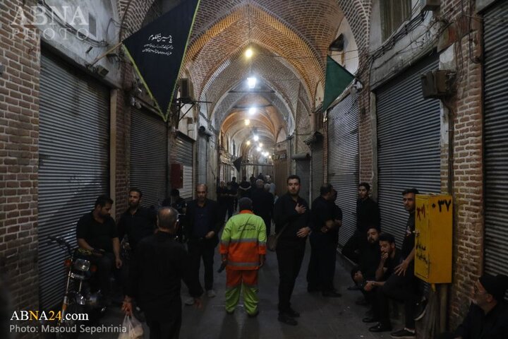 عزاداری حسینی در بازار تاریخی سرپوشیده شهر تبریز