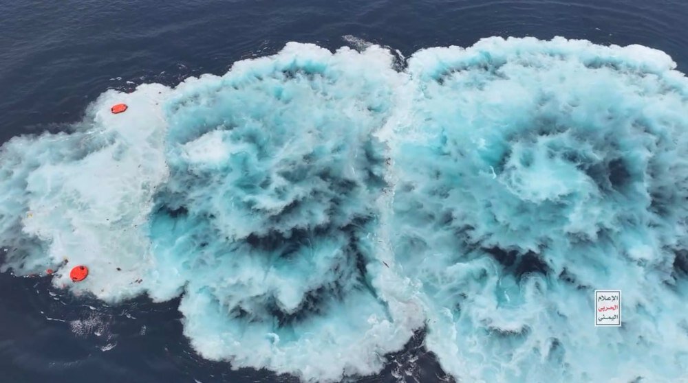 Yemeni armed forces release footage of targeting, sinking Israeli-bound ship ‘Magic Seas’