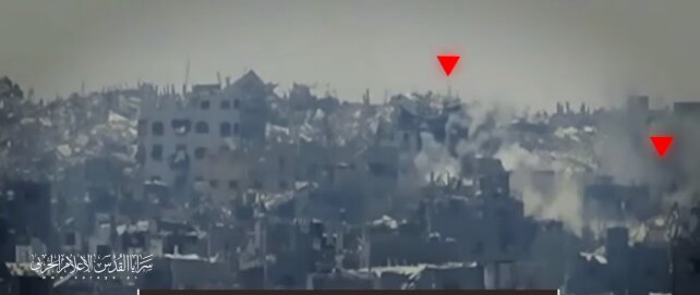 Video: Al-Quds Brigades detonating two Zionist military vehicles in Gaza
