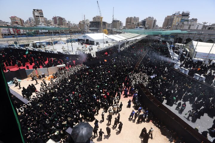 تقرير مصور/ مراسم ذكرى دفن الأجساد الطاهرة للإمام الحسين واهل بيته وأصحابه (عليهم السلام)