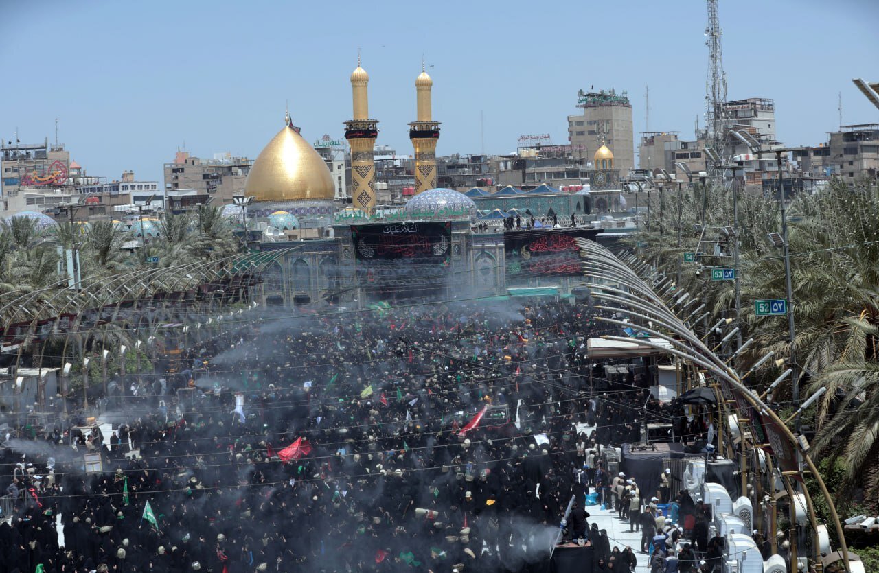 تقرير مصور/ مراسم ذكرى دفن الأجساد الطاهرة للإمام الحسين واهل بيته وأصحابه (عليهم السلام)