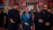 تقرير مصور/  زيارة السفير الصربي لدى العراق للعتبة الحسينية المقدسة