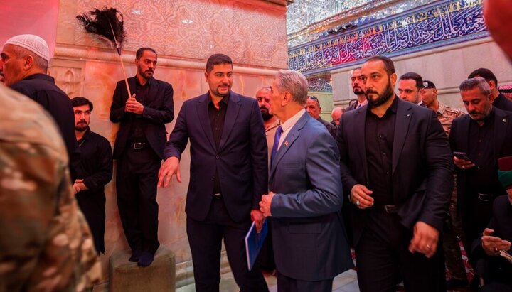 زيارة السفير الصربي لدى العراق للعتبة الحسينية المقدسة