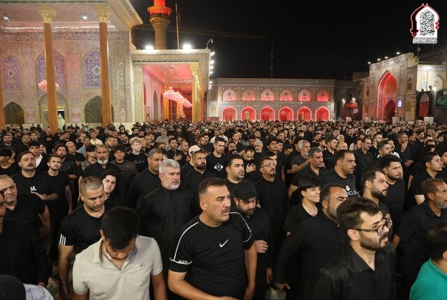 العتبة الكاظمية المقدسة تواصل برنامجها العزائي للعشرة الثانية من شهر محرم الحرام