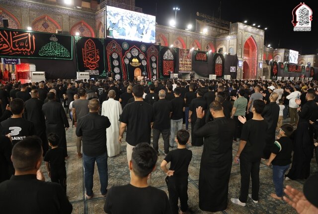 العتبة الكاظمية المقدسة تواصل برنامجها العزائي للعشرة الثانية من شهر محرم الحرام