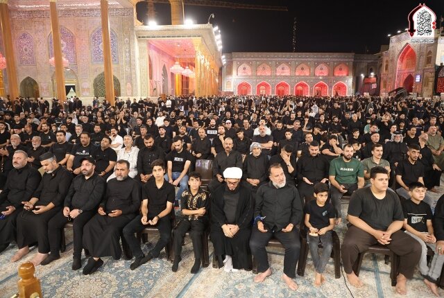 العتبة الكاظمية المقدسة تواصل برنامجها العزائي للعشرة الثانية من شهر محرم الحرام