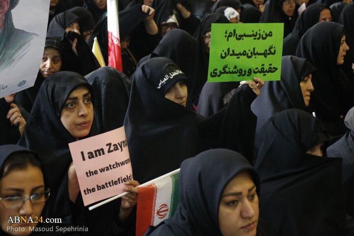 Photos: Mass gathering of Zeinabi women held in Tabriz