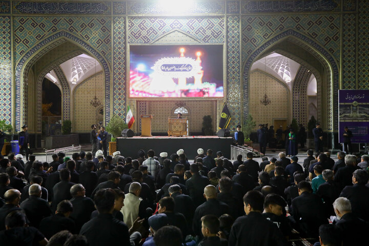 عزاداری هیأت‌های مذهبی مهاجرین افغانستانی در حرم مطهر رضوی