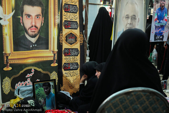 Photos: Presence of Families of Martyrs of Zionist Regime's attacks in Behesht Zahra Cemetery
