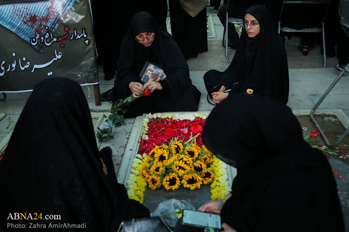 Photos: Presence of Families of Martyrs of Zionist Regime's attacks in Behesht Zahra Cemetery