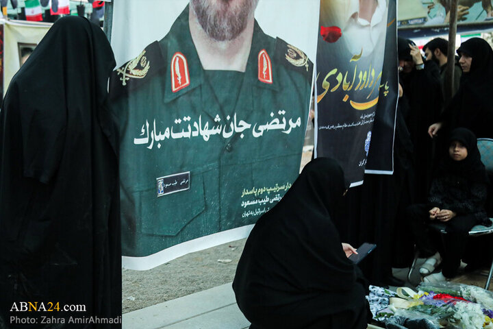 Photos: Presence of Families of Martyrs of Zionist Regime's attacks in Behesht Zahra Cemetery