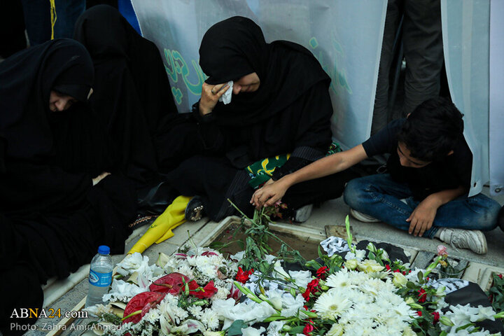 Photos: Presence of Families of Martyrs of Zionist Regime's attacks in Behesht Zahra Cemetery