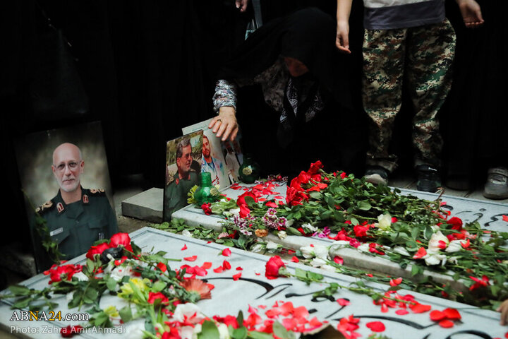 Photos: Presence of Families of Martyrs of Zionist Regime's attacks in Behesht Zahra Cemetery