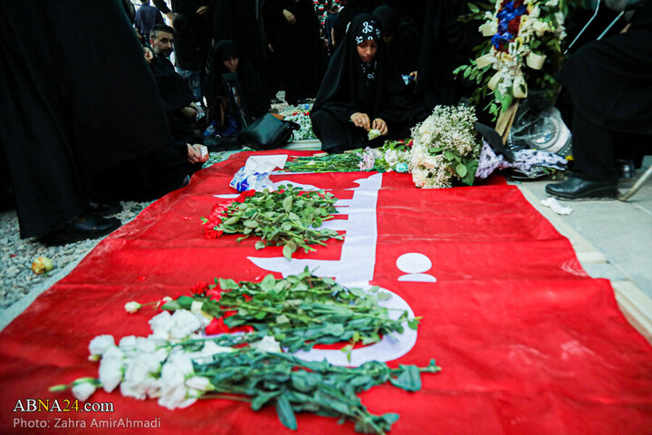 Photos: Presence of Families of Martyrs of Zionist Regime's attacks in Behesht Zahra Cemetery