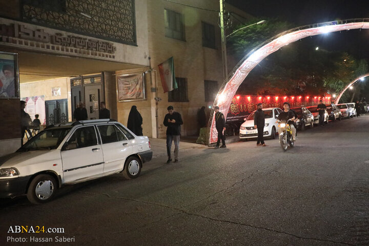 Photos: Third night of Imam Hussain mourning ceremony held by Arts and Media Heyaat in Qom