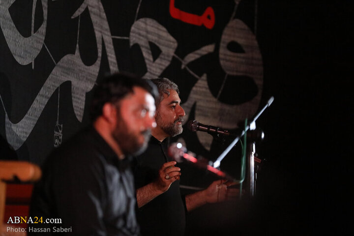 Photos: Third night of Imam Hussain mourning ceremony held by Arts and Media Heyaat in Qom