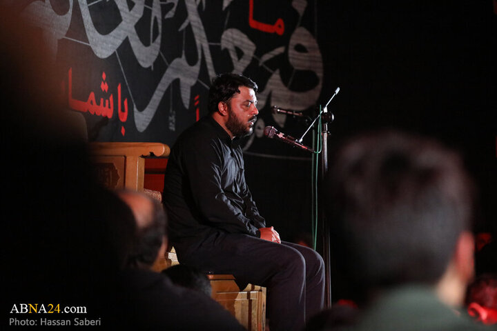 Photos: Third night of Imam Hussain mourning ceremony held by Arts and Media Heyaat in Qom