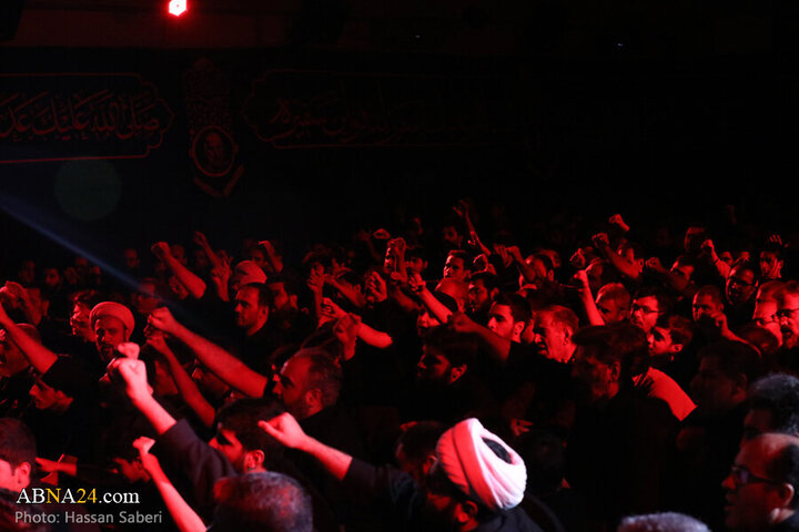 Photos: Third night of Imam Hussain mourning ceremony held by Arts and Media Heyaat in Qom