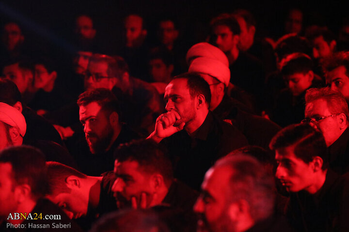 Photos: Third night of Imam Hussain mourning ceremony held by Arts and Media Heyaat in Qom