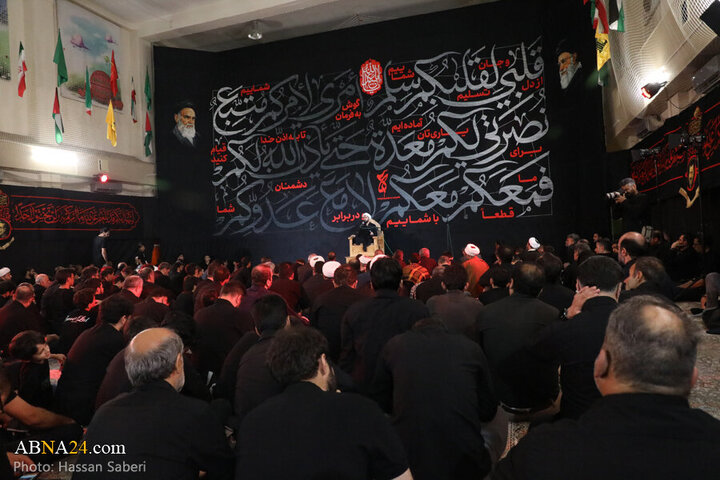 Photos: Third night of Imam Hussain mourning ceremony held by Arts and Media Heyaat in Qom
