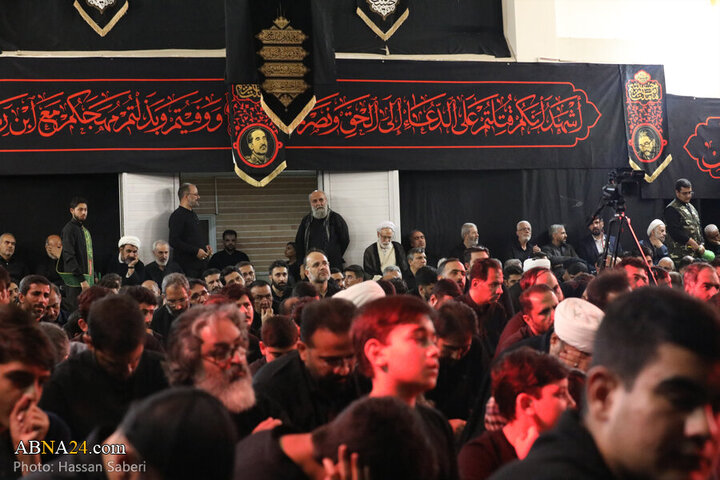 Photos: Third night of Imam Hussain mourning ceremony held by Arts and Media Heyaat in Qom