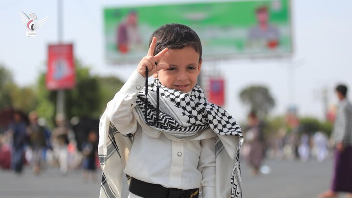 تقرير مصور/ مسيرة جماهيرية كبرى في العاصمة اليمنية نصرة للشعب الفلسطيني المظلوم