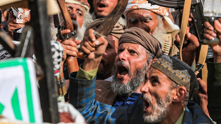 تقرير مصور/ مسيرة جماهيرية كبرى في العاصمة اليمنية نصرة للشعب الفلسطيني المظلوم