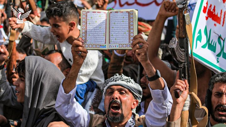 تقرير مصور/ مسيرة جماهيرية كبرى في العاصمة اليمنية نصرة للشعب الفلسطيني المظلوم