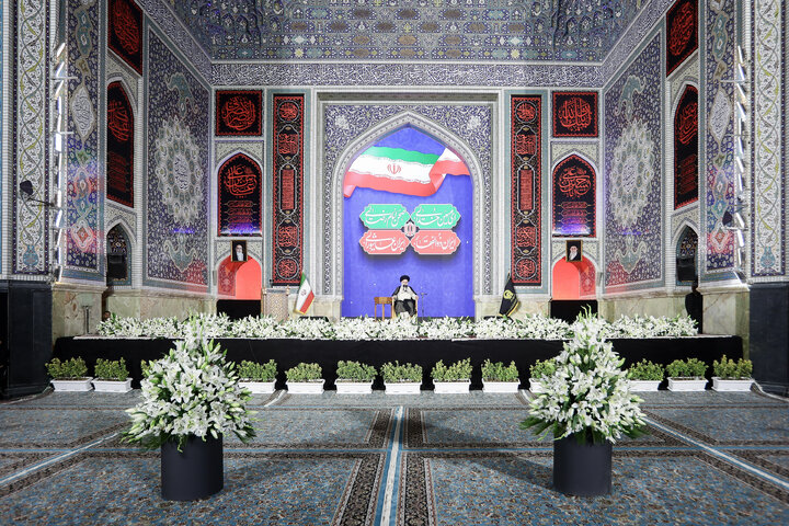 گزارش تصویری | بزرگداشت شهدای اقتدار ایران در حرم مطهر رضوی