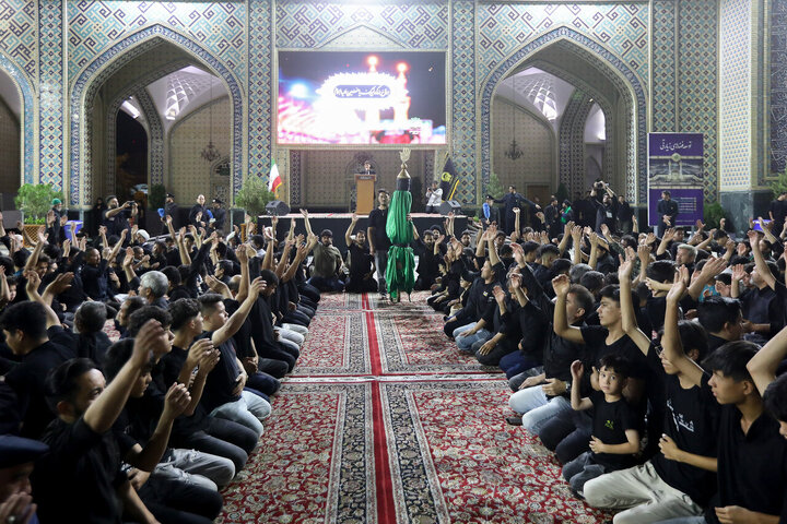 Photos: Afghan migrant mourning groups gather at Imam Reza Shrine