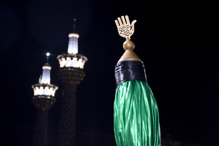 Photos: Musa ibn Jafar mourning group gathers at Imam Reza Shrine