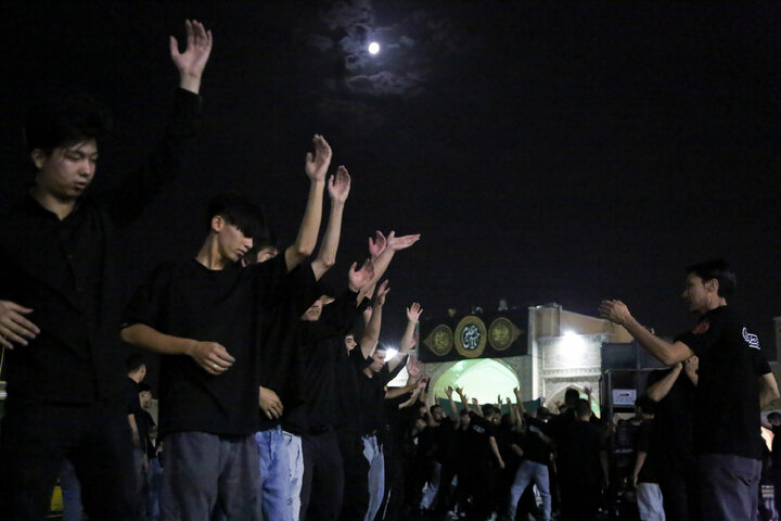 Photos: Musa ibn Jafar mourning group gathers at Imam Reza Shrine