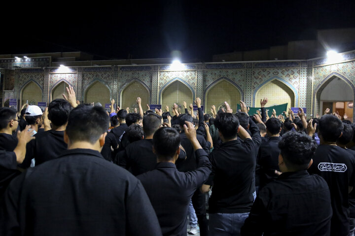 Photos: Musa ibn Jafar mourning group gathers at Imam Reza Shrine