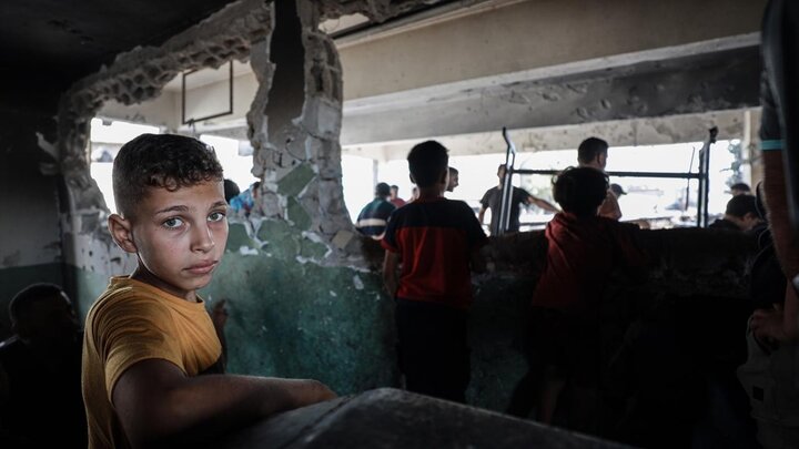 حمله نظامیان صهیونیست به مدرسه‌ای در اردوگاه آوارگان جبالیا