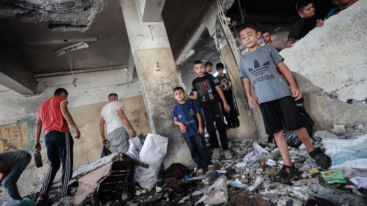 حمله نظامیان صهیونیست به مدرسه‌ای در اردوگاه آوارگان جبالیا