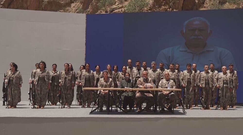 Erdogan welcomes PKK move as step toward lasting peace