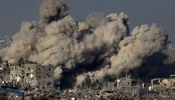 Gumamit ang Zionistang entidad ng bagong hindi karaniwang sandata sa Gaza Strip (+Mga Larawan)