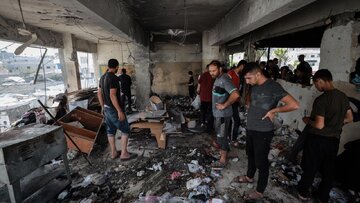 Photos: Israeli warplanes attack school in Jabalia refugee camp