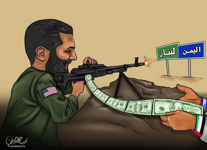 کاریکاتور | جولانی در خدمت اهداف آمریکا