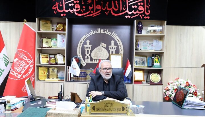 تقرير مصور/ الأمين العام للعتبة الحسينية يكرّم كوادر قسم الخدمية بعد نجاح خطة احياء مراسم محرم