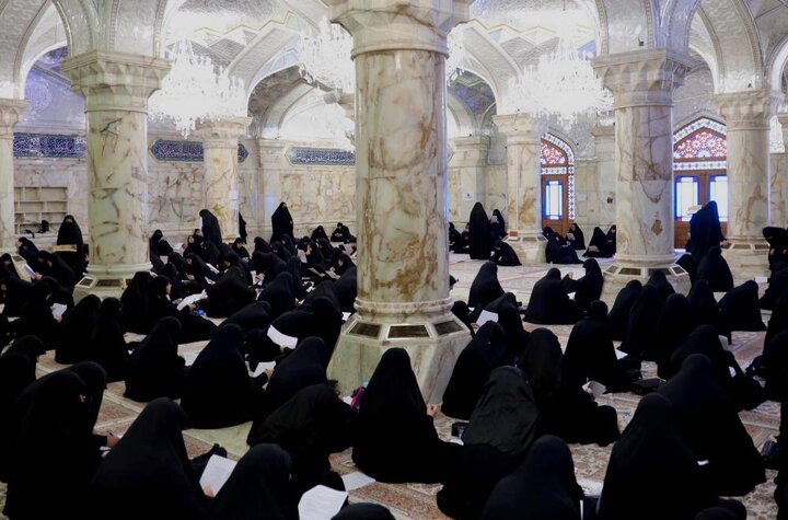 تقرير مصور/ برعاية العتبة العلوية..امتحان مركزي موحّد للمبلغات المشاركات في زيارة الأربعين