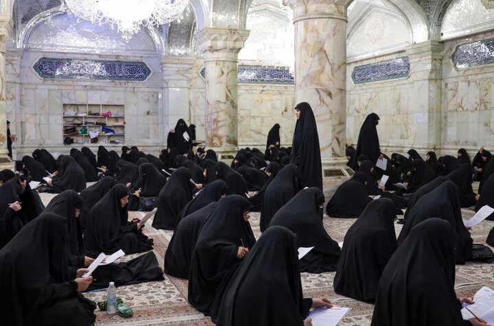 تقرير مصور/ برعاية العتبة العلوية..امتحان مركزي موحّد للمبلغات المشاركات في زيارة الأربعين