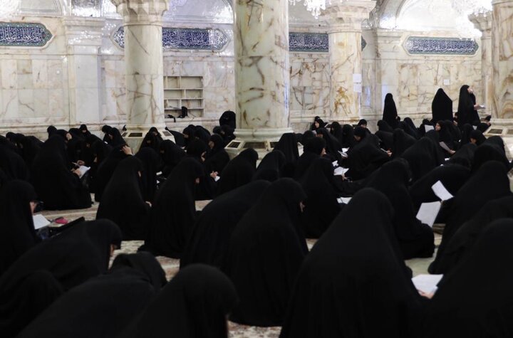 تقرير مصور/ برعاية العتبة العلوية..امتحان مركزي موحّد للمبلغات المشاركات في زيارة الأربعين