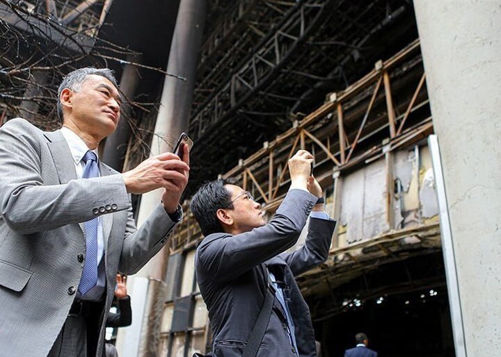 مشاهد من زيارة سفراء 28 دولة لمبنى الإذاعة والتلفزيون في قلب العاصمة طهران