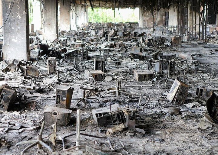 مشاهد من زيارة سفراء 28 دولة لمبنى الإذاعة والتلفزيون في قلب العاصمة طهران