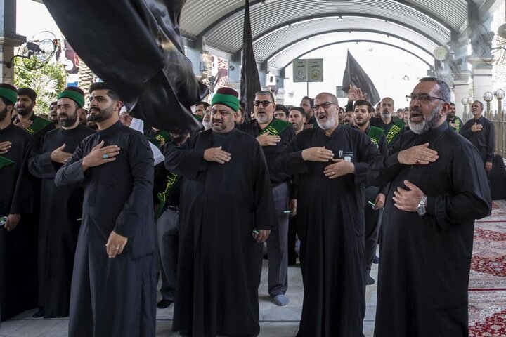 إحياء اليوم السابع لذكرى شهادة الإمام الحسين (ع) عَبرَ موكب عزاءٍ موحّد العتبتين المقدستين في كربلاء