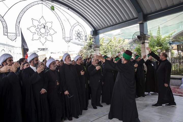 إحياء اليوم السابع لذكرى شهادة الإمام الحسين (ع) عَبرَ موكب عزاءٍ موحّد العتبتين المقدستين في كربلاء