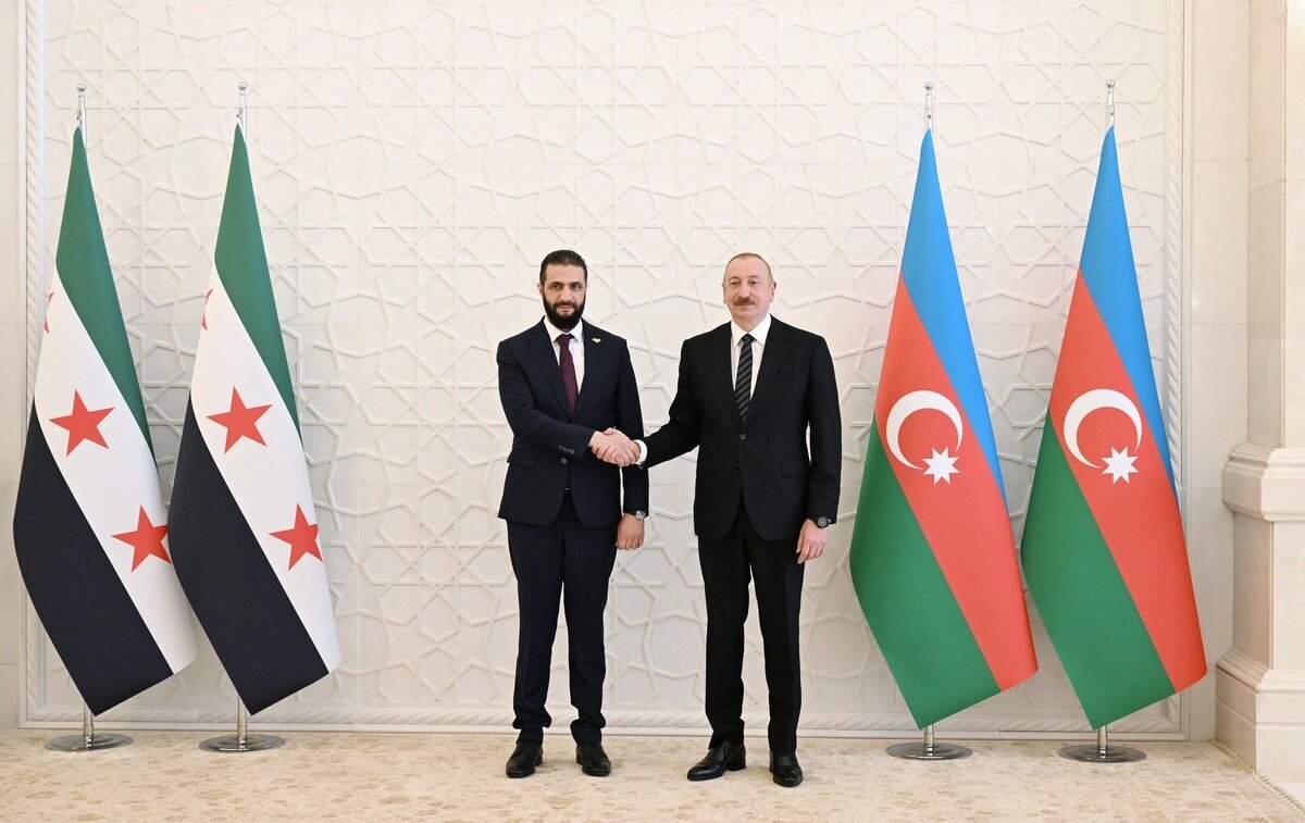 Илһам Әлијев ТЕРРОРЧУ Голани ләгәбли Әһмәд әш-Шарааны Бакыда рәсми гәбул етди \ Шиәлијин мәһви барәдә фикир мүбадиләләри апарылды -Фото